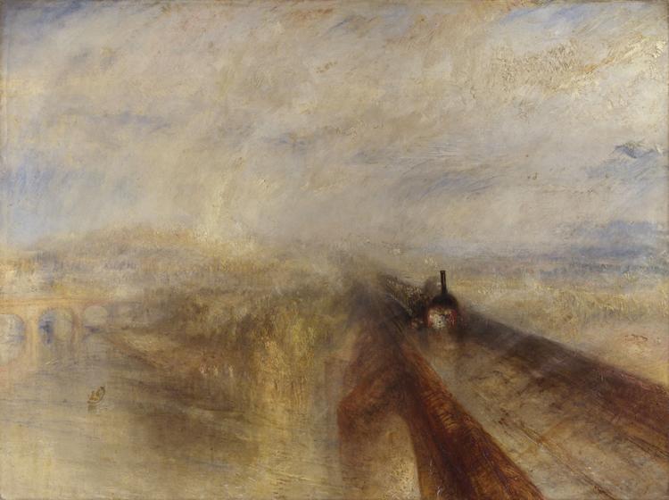 Joseph Mallord William Turner Rain,Steam and Speed-The Great Western Railway (mk31) oil painting image